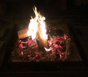 Flammlachs vom Feuer Flammlachs vom Feuer
